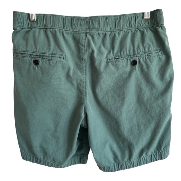 Abercrombie & Fitch Green 100% Cotton Shorts, Drawstring Waist, Size M - Picture 4 of 5